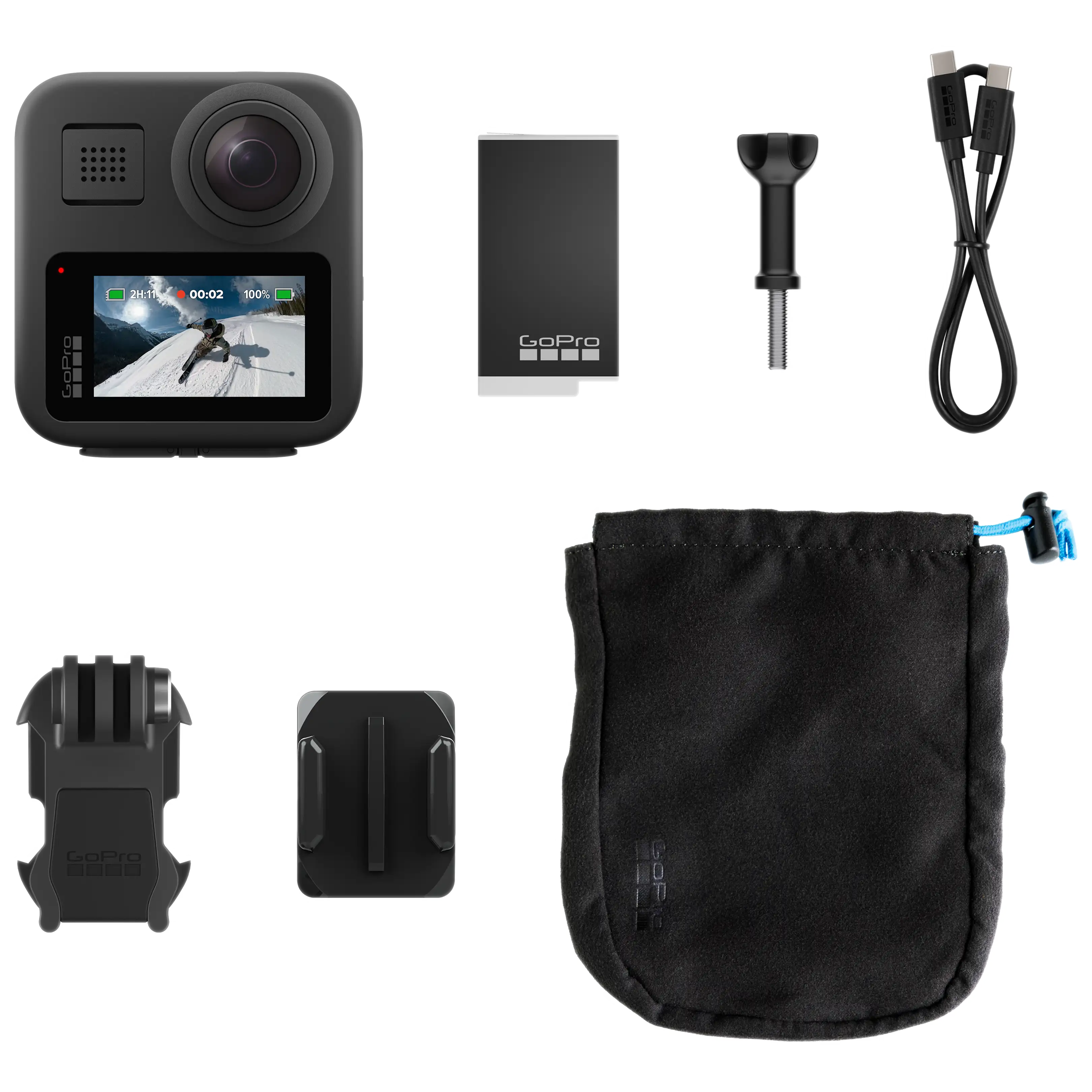 GOPRO MAX 360 Action Camera, 5.6K 30 FPS